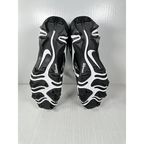 NEW Nike Alpha Menace 3 Shark Football Cleats Black White CV0582-001 main image 7